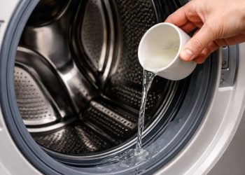 Çamaşır makinesine bir fincan dökün kokudan eser kalmıyor