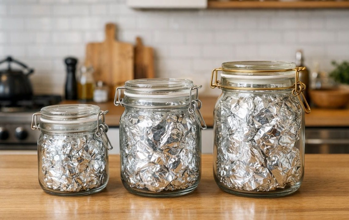 Kavanozlara alüminyum folyo koymak boşuna değilmiş: Bilinmeyen faydası